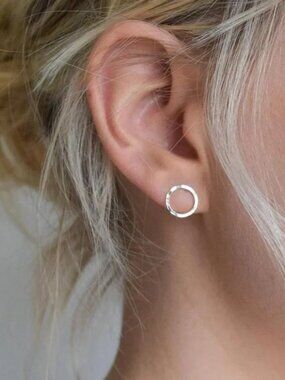 "Circle of Life" Minimalist Simple Stud Earrings